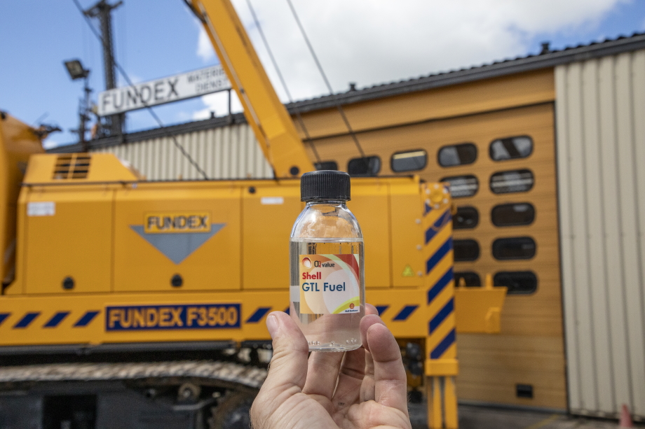 Funderingsspecialist Fundex stapt over op Shell GTL Fuel en vermindert lokale emissies en verbetert luchtkwaliteit