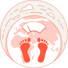 Visual CO2 footprint